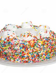 Sprinkle Cream Cake