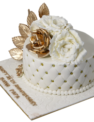 Wedding Anniversary White Cake