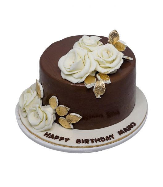 Black Theme Birthday Cake