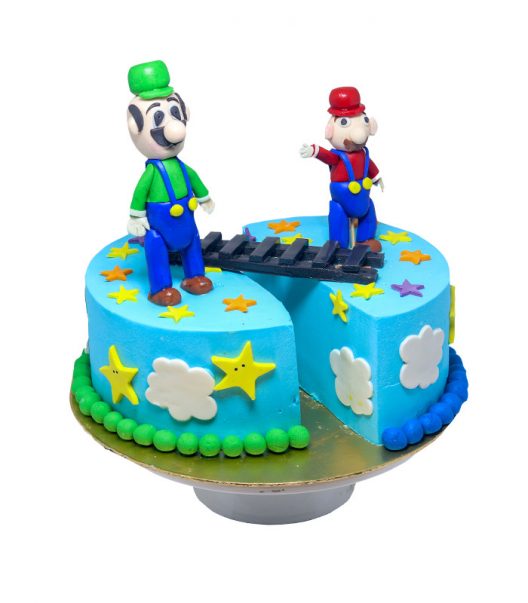Two Characters Birthday Cake