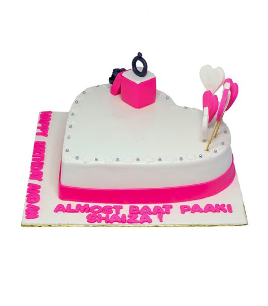 Birthday/Engagement Conformation Cake