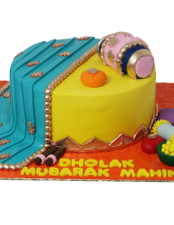 Dholak Mubarak Cake