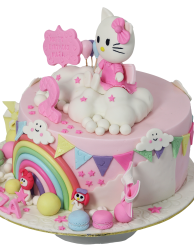 Pink Rainbow Birthday Cake