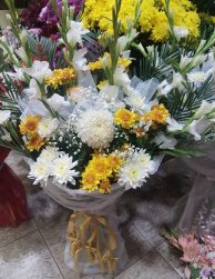 Yellow White Imported Flowers