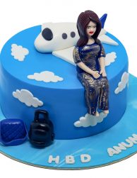 Cake For Air Hostess