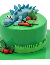 Green Theme Dinosaur Cake